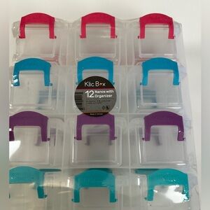 12 little boxes to organize your small things NWT